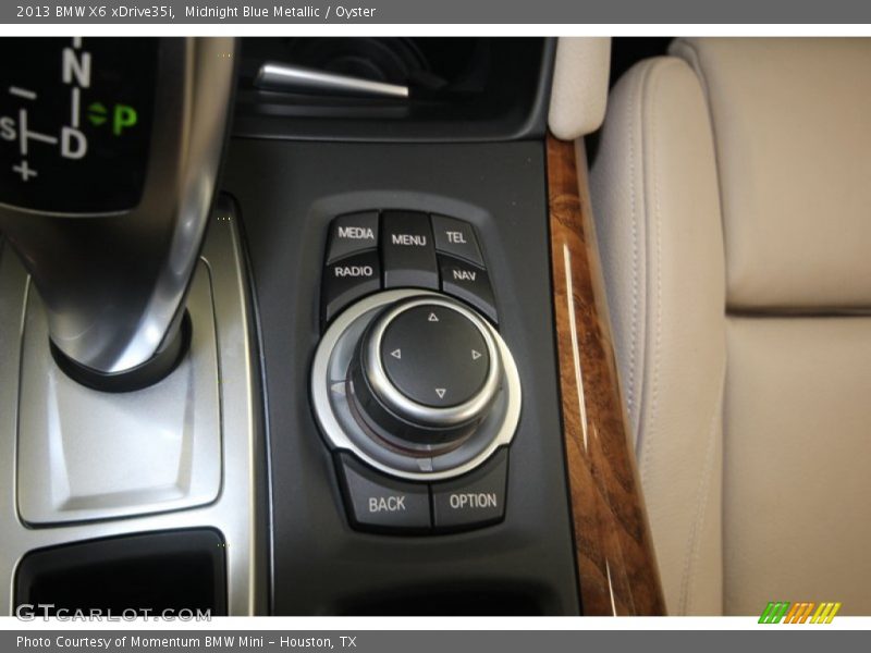 Midnight Blue Metallic / Oyster 2013 BMW X6 xDrive35i