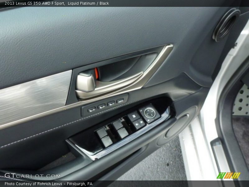 Liquid Platinum / Black 2013 Lexus GS 350 AWD F Sport