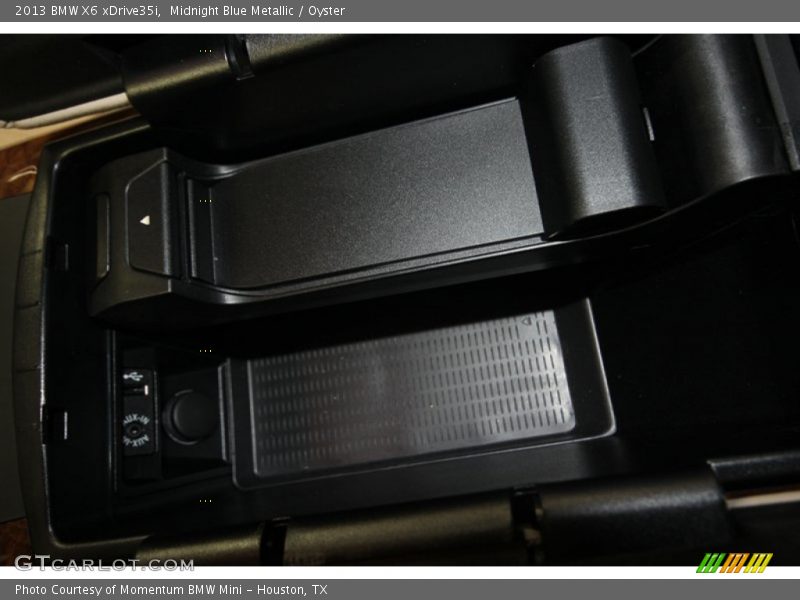 Midnight Blue Metallic / Oyster 2013 BMW X6 xDrive35i