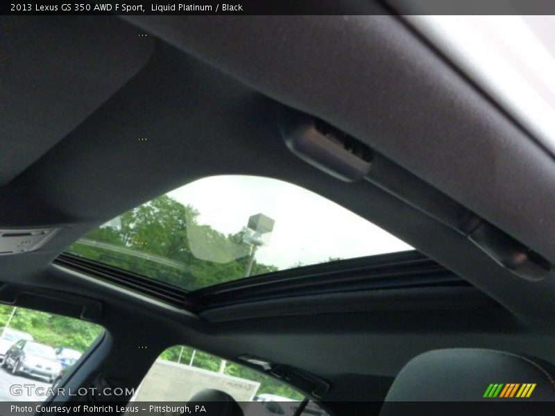 Liquid Platinum / Black 2013 Lexus GS 350 AWD F Sport