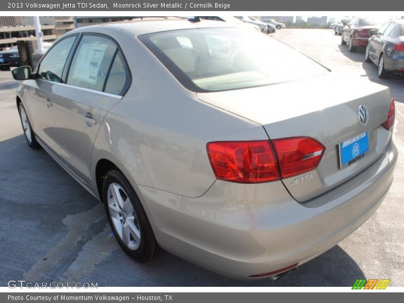 Moonrock Silver Metallic / Cornsilk Beige 2013 Volkswagen Jetta TDI Sedan