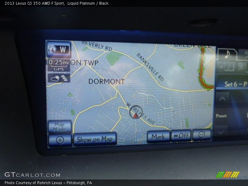 Liquid Platinum / Black 2013 Lexus GS 350 AWD F Sport