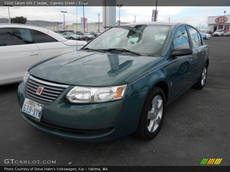 Cypress Green / Beige 2006 Saturn ION 2 Sedan