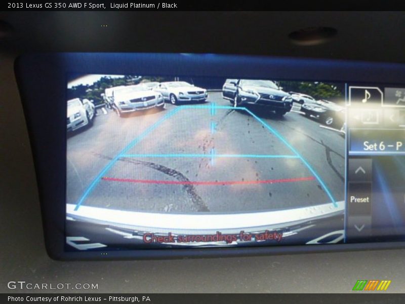 Liquid Platinum / Black 2013 Lexus GS 350 AWD F Sport