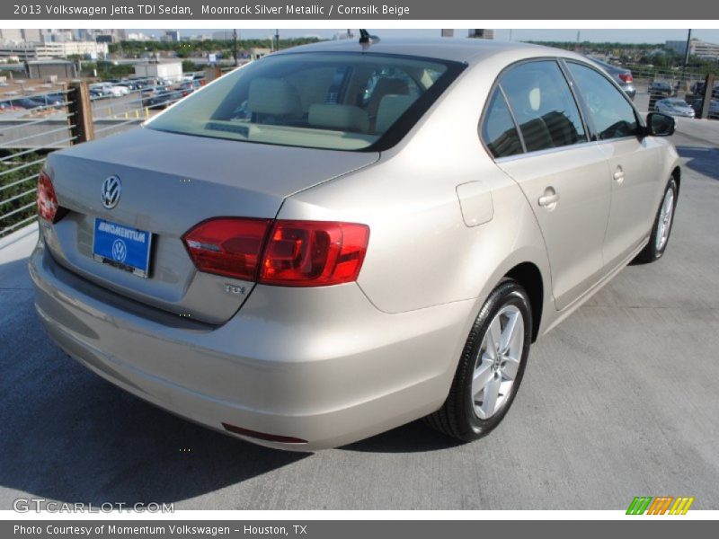 Moonrock Silver Metallic / Cornsilk Beige 2013 Volkswagen Jetta TDI Sedan
