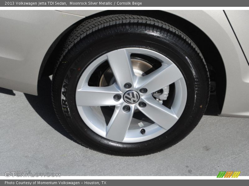 Moonrock Silver Metallic / Cornsilk Beige 2013 Volkswagen Jetta TDI Sedan