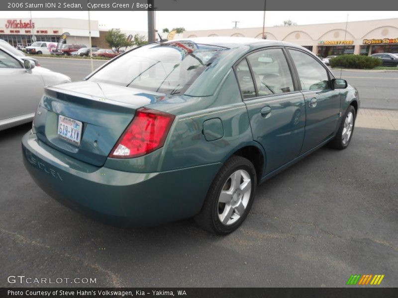 Cypress Green / Beige 2006 Saturn ION 2 Sedan