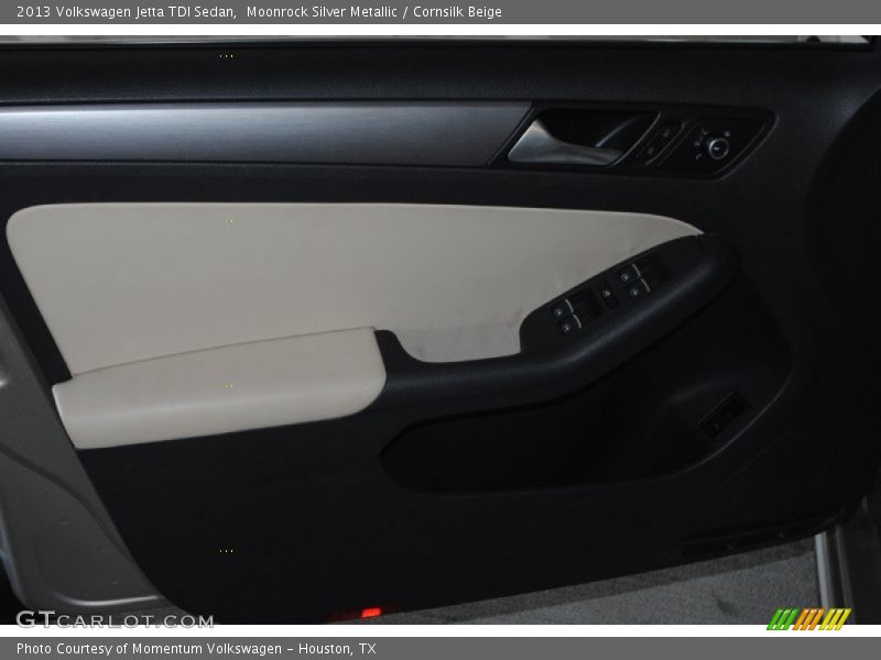 Moonrock Silver Metallic / Cornsilk Beige 2013 Volkswagen Jetta TDI Sedan