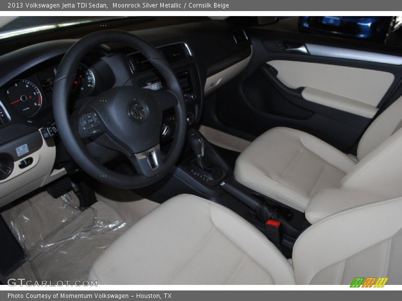 Moonrock Silver Metallic / Cornsilk Beige 2013 Volkswagen Jetta TDI Sedan
