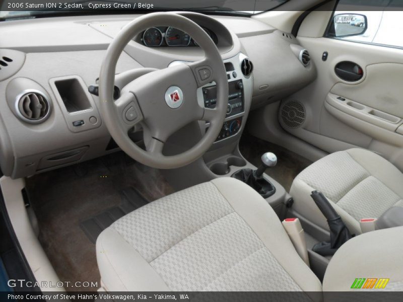 Beige Interior - 2006 ION 2 Sedan 