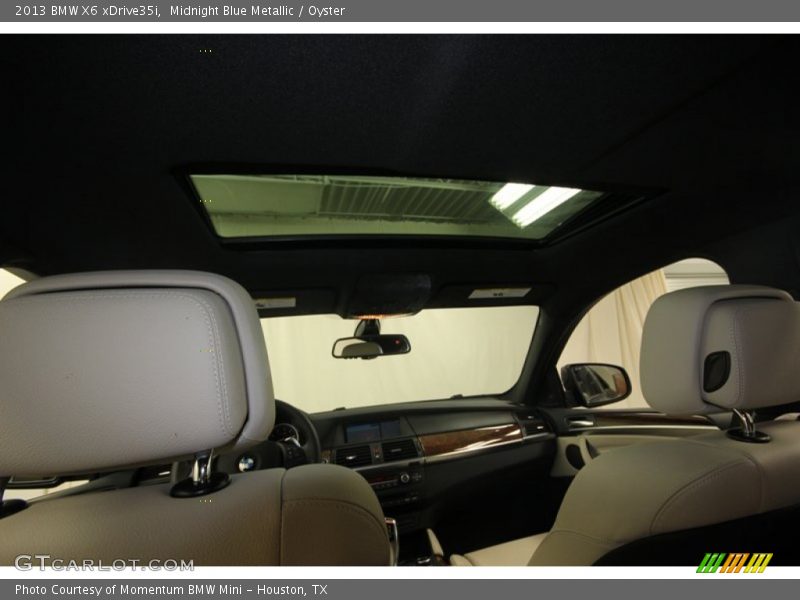 Midnight Blue Metallic / Oyster 2013 BMW X6 xDrive35i