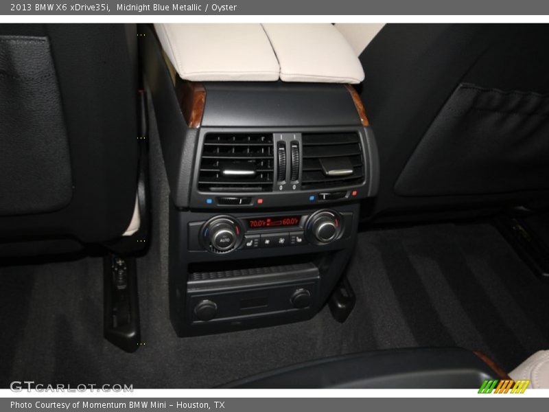 Midnight Blue Metallic / Oyster 2013 BMW X6 xDrive35i