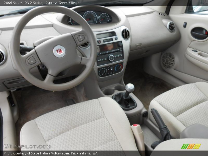 Beige Interior - 2006 ION 2 Sedan 