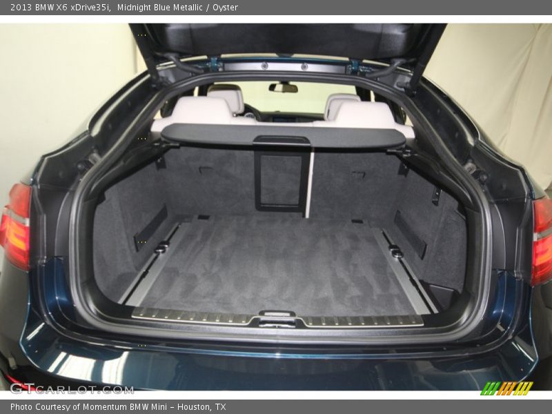 Midnight Blue Metallic / Oyster 2013 BMW X6 xDrive35i