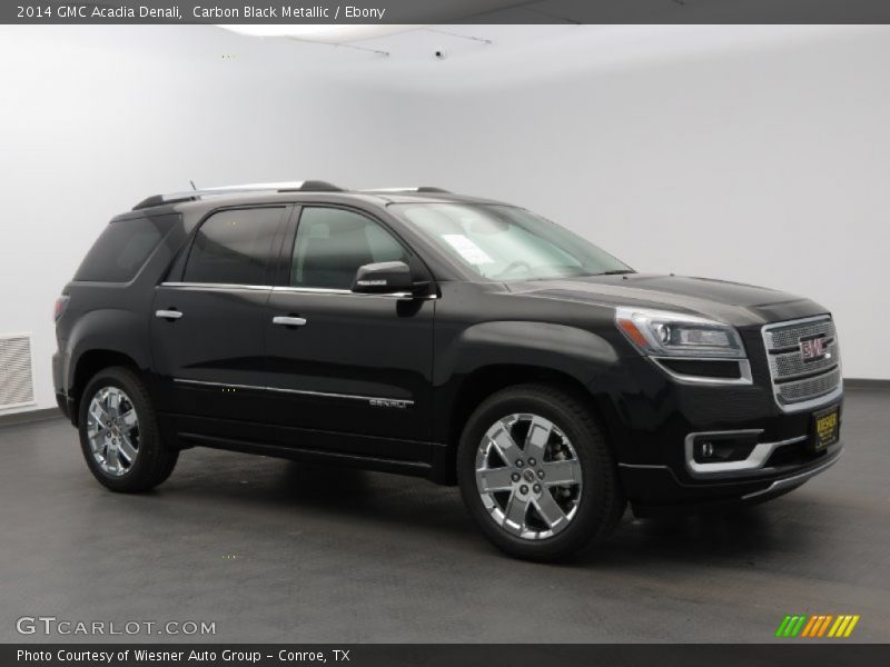 Carbon Black Metallic / Ebony 2014 GMC Acadia Denali