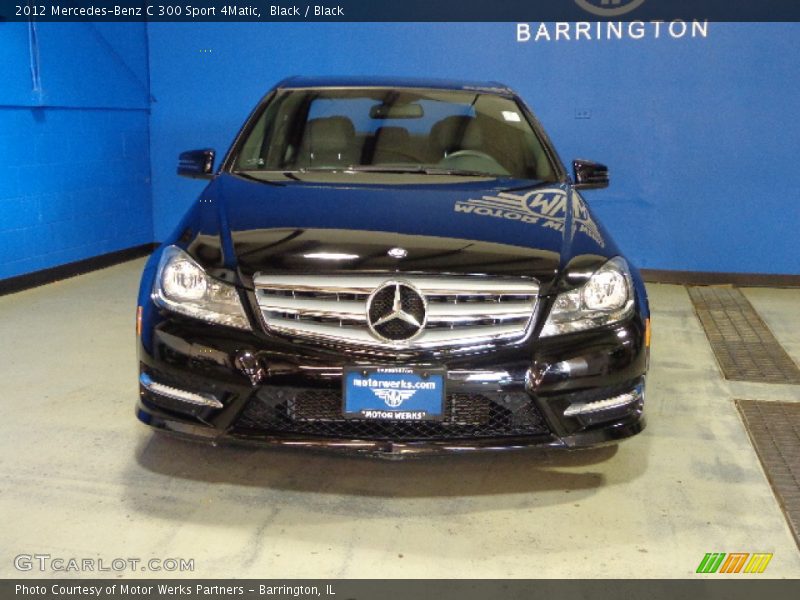 Black / Black 2012 Mercedes-Benz C 300 Sport 4Matic