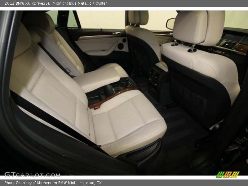 Midnight Blue Metallic / Oyster 2013 BMW X6 xDrive35i