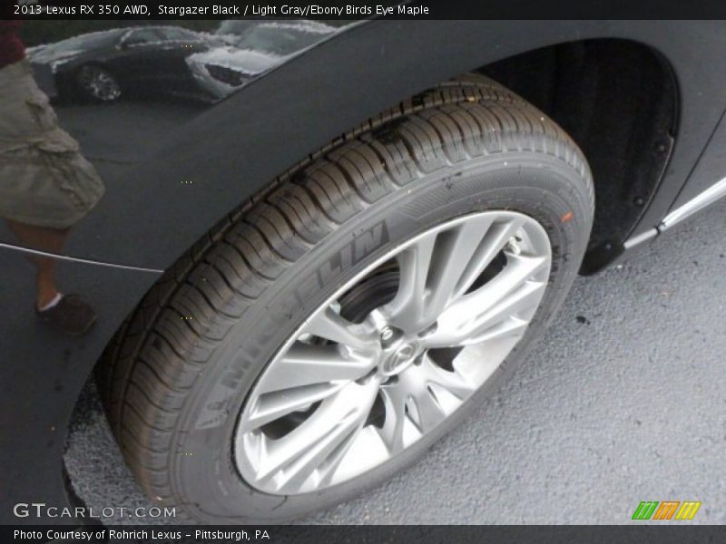 Stargazer Black / Light Gray/Ebony Birds Eye Maple 2013 Lexus RX 350 AWD