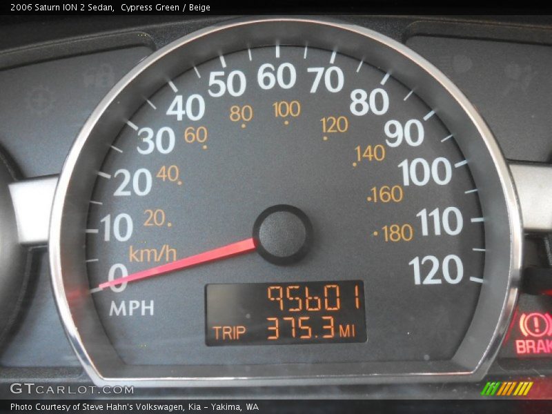 Cypress Green / Beige 2006 Saturn ION 2 Sedan