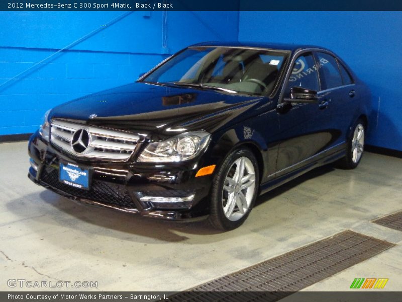 Black / Black 2012 Mercedes-Benz C 300 Sport 4Matic