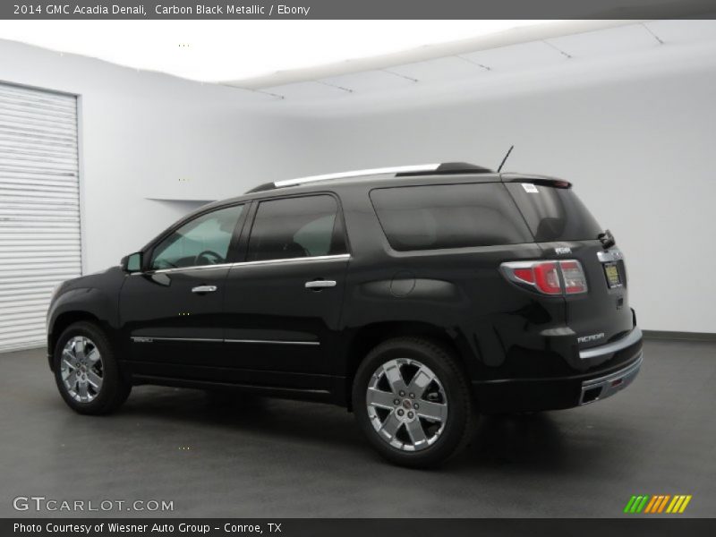 Carbon Black Metallic / Ebony 2014 GMC Acadia Denali