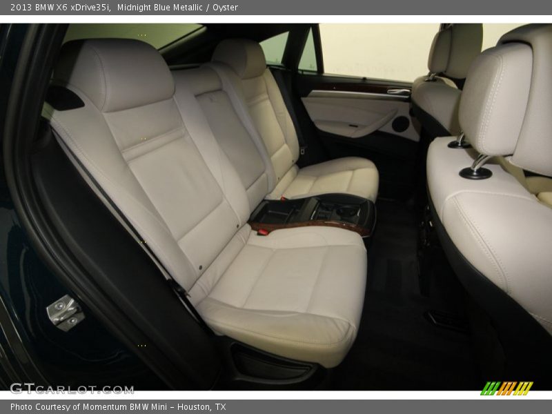 Midnight Blue Metallic / Oyster 2013 BMW X6 xDrive35i