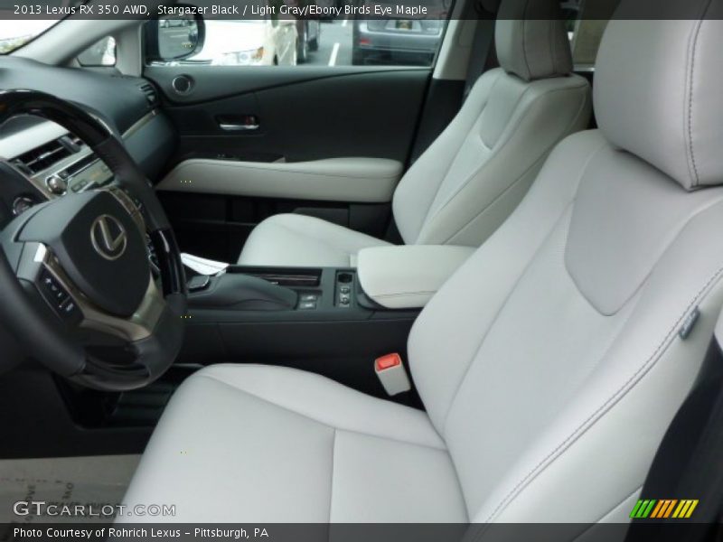 Stargazer Black / Light Gray/Ebony Birds Eye Maple 2013 Lexus RX 350 AWD