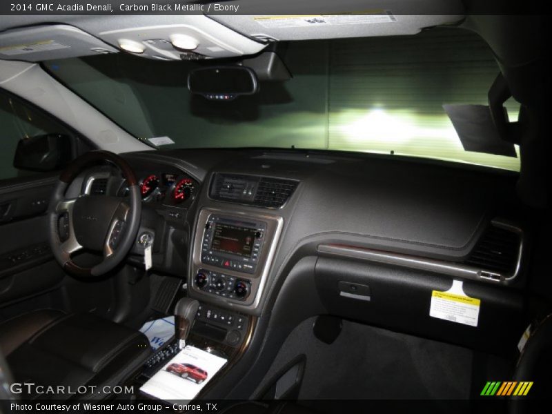 Carbon Black Metallic / Ebony 2014 GMC Acadia Denali