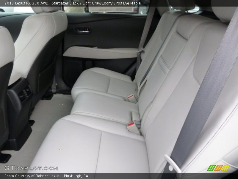 Stargazer Black / Light Gray/Ebony Birds Eye Maple 2013 Lexus RX 350 AWD
