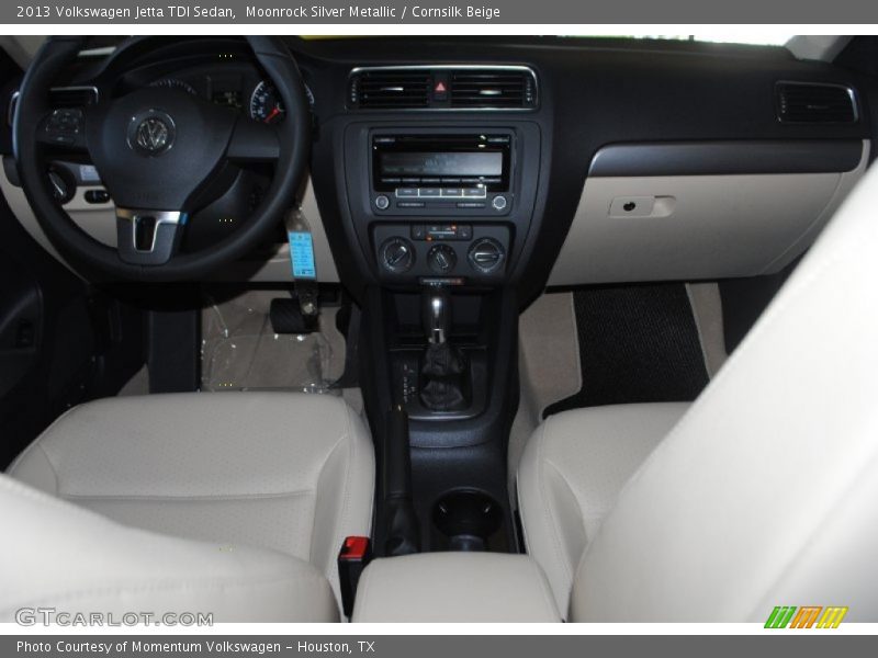 Moonrock Silver Metallic / Cornsilk Beige 2013 Volkswagen Jetta TDI Sedan