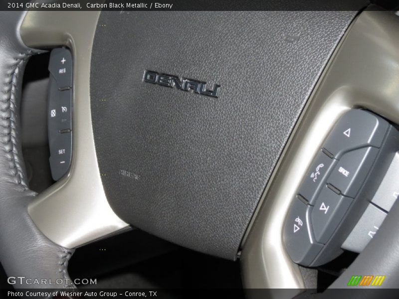 Carbon Black Metallic / Ebony 2014 GMC Acadia Denali