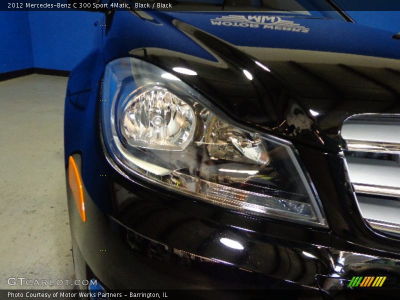 Black / Black 2012 Mercedes-Benz C 300 Sport 4Matic