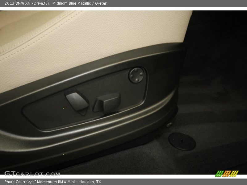 Midnight Blue Metallic / Oyster 2013 BMW X6 xDrive35i