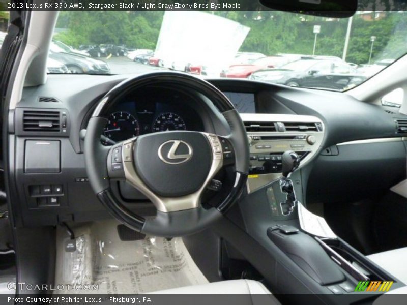 Stargazer Black / Light Gray/Ebony Birds Eye Maple 2013 Lexus RX 350 AWD