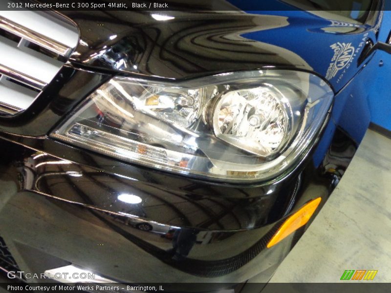 Black / Black 2012 Mercedes-Benz C 300 Sport 4Matic