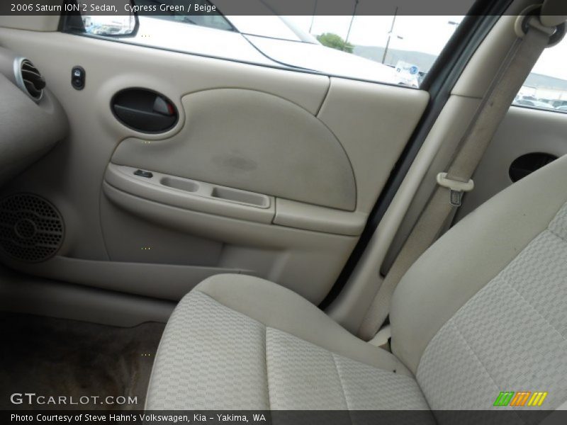 Cypress Green / Beige 2006 Saturn ION 2 Sedan