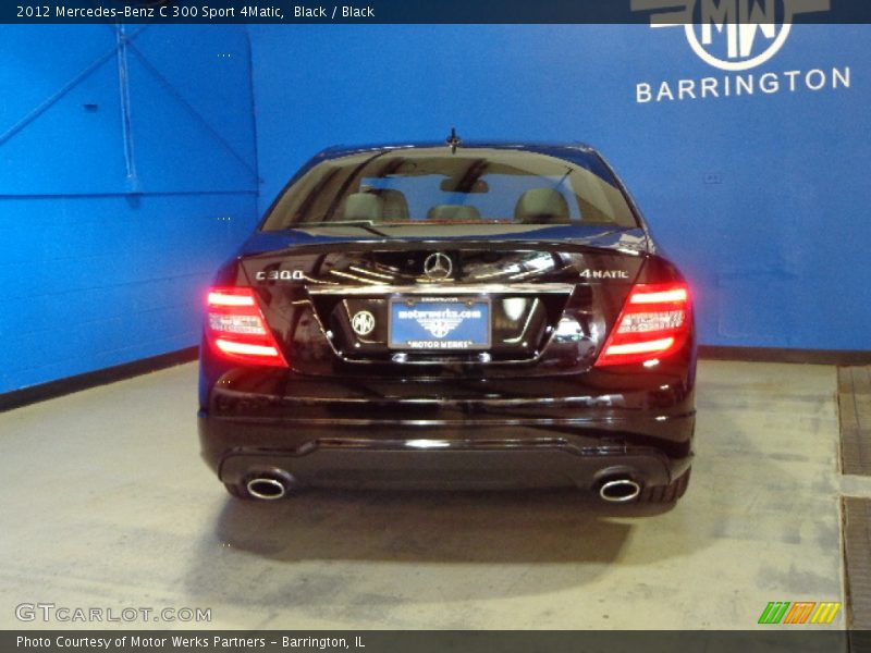 Black / Black 2012 Mercedes-Benz C 300 Sport 4Matic