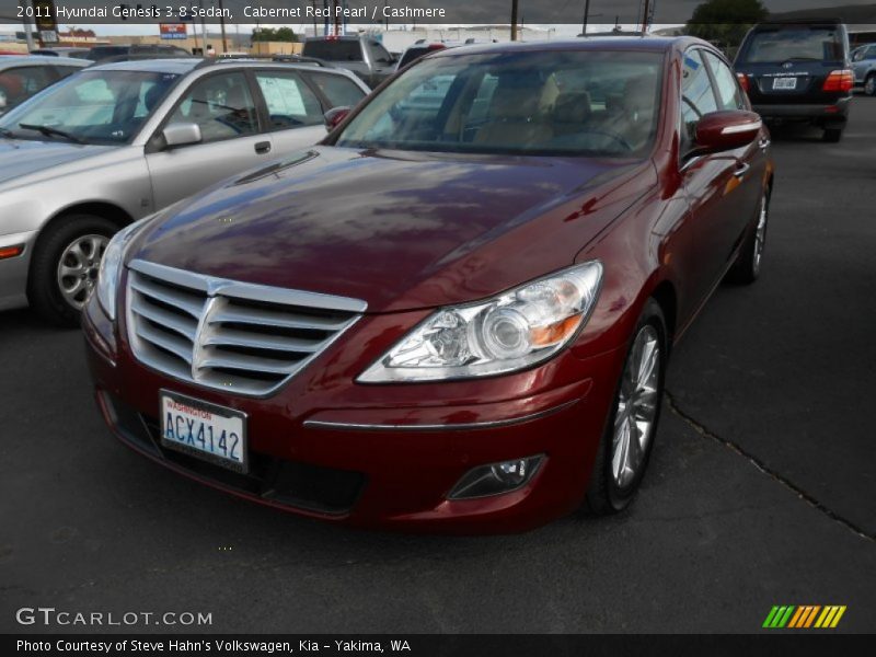 Cabernet Red Pearl / Cashmere 2011 Hyundai Genesis 3.8 Sedan