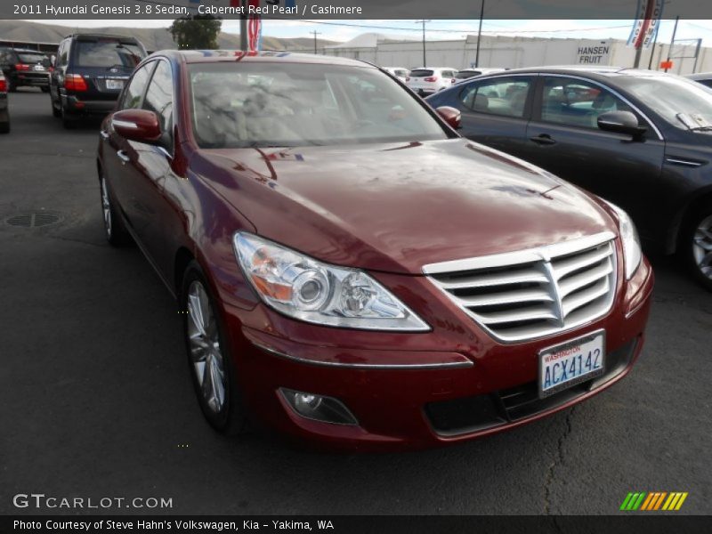 Cabernet Red Pearl / Cashmere 2011 Hyundai Genesis 3.8 Sedan