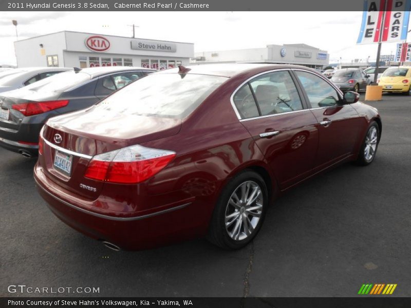 Cabernet Red Pearl / Cashmere 2011 Hyundai Genesis 3.8 Sedan