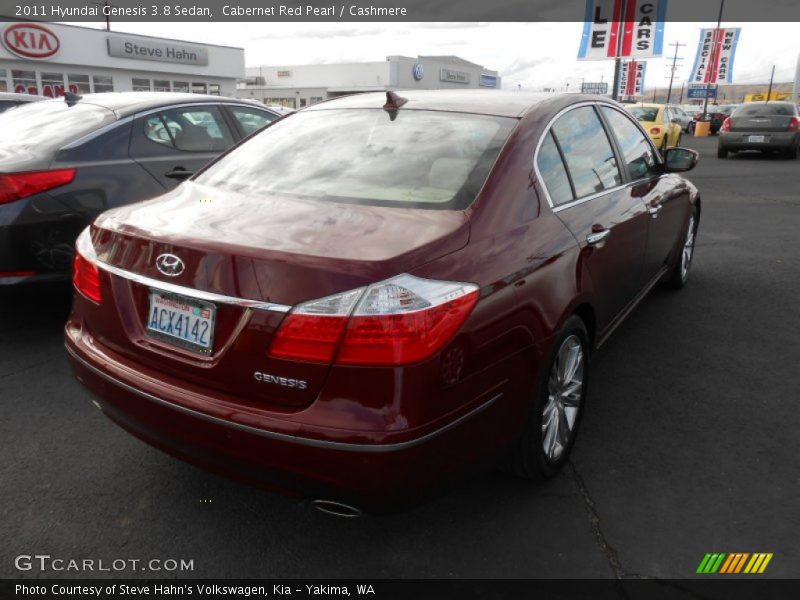 Cabernet Red Pearl / Cashmere 2011 Hyundai Genesis 3.8 Sedan