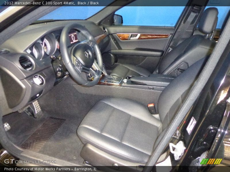 Black / Black 2012 Mercedes-Benz C 300 Sport 4Matic