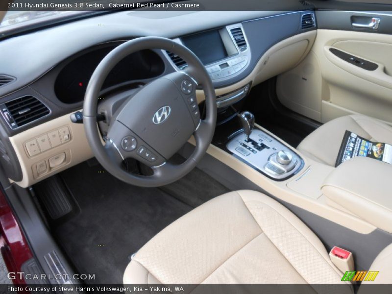 Cabernet Red Pearl / Cashmere 2011 Hyundai Genesis 3.8 Sedan