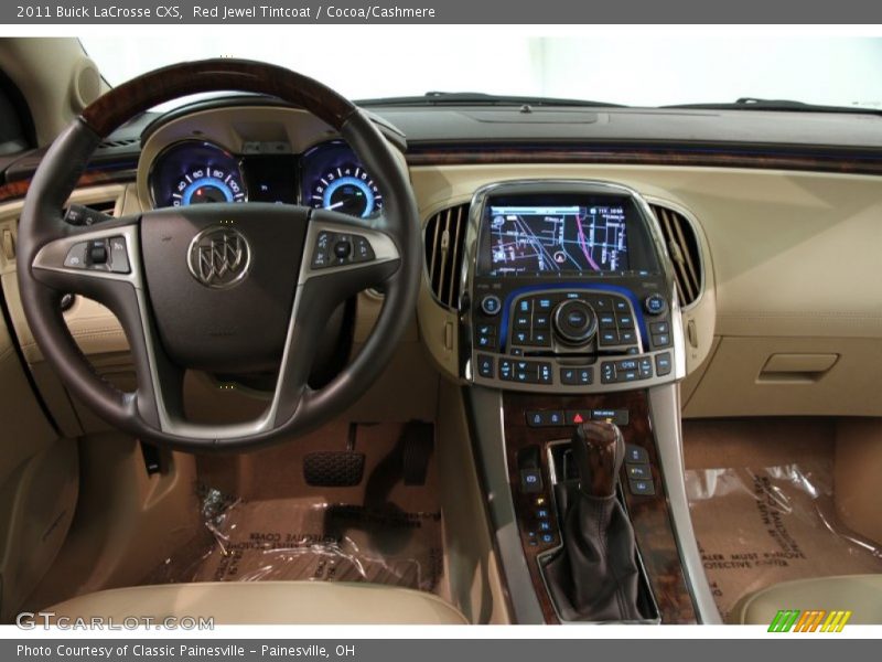 Red Jewel Tintcoat / Cocoa/Cashmere 2011 Buick LaCrosse CXS