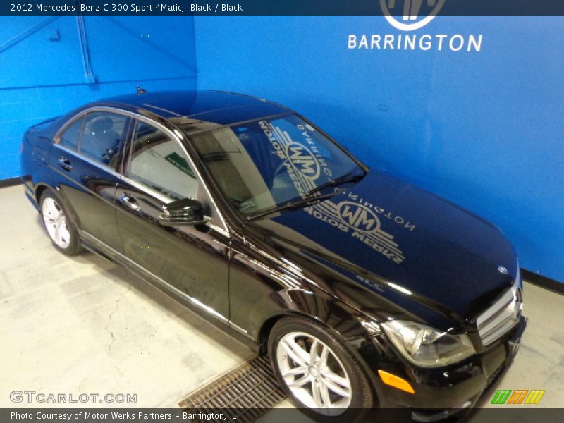 Black / Black 2012 Mercedes-Benz C 300 Sport 4Matic
