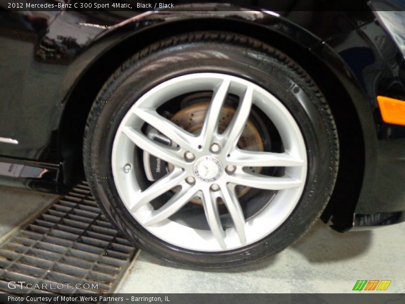 Black / Black 2012 Mercedes-Benz C 300 Sport 4Matic