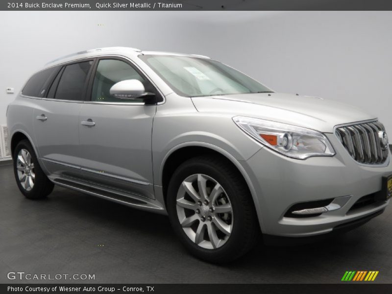 Quick Silver Metallic / Titanium 2014 Buick Enclave Premium