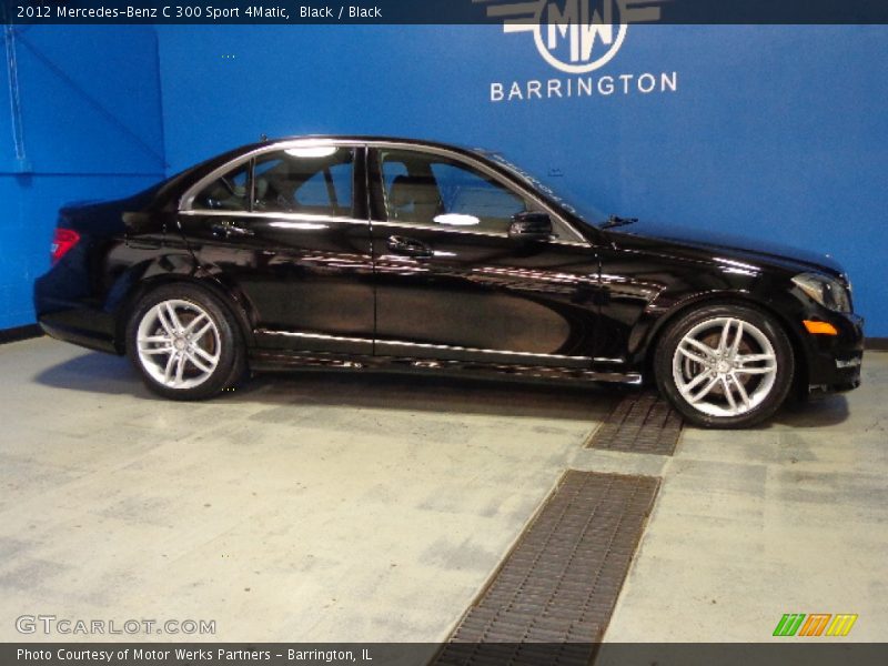 Black / Black 2012 Mercedes-Benz C 300 Sport 4Matic