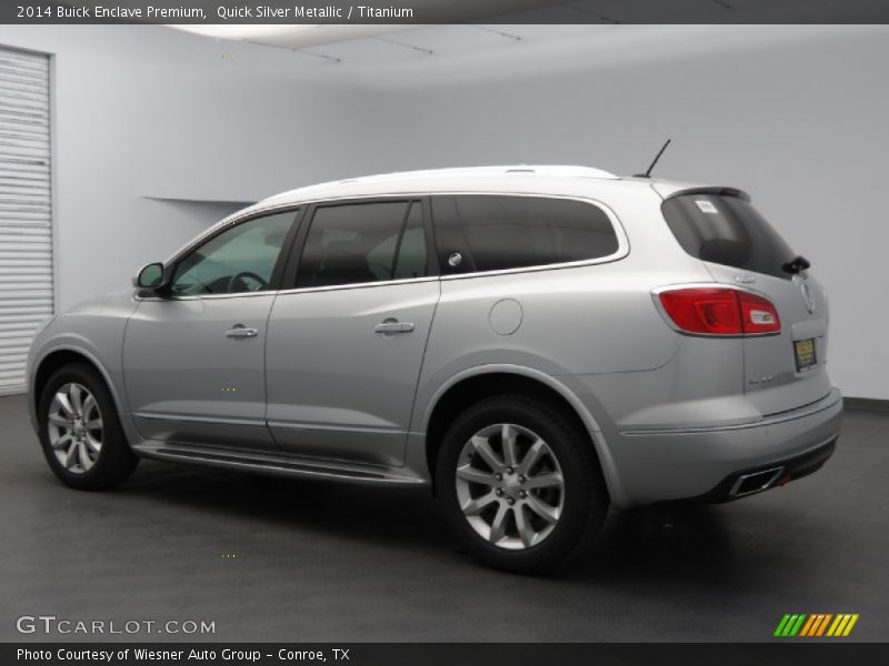 Quick Silver Metallic / Titanium 2014 Buick Enclave Premium