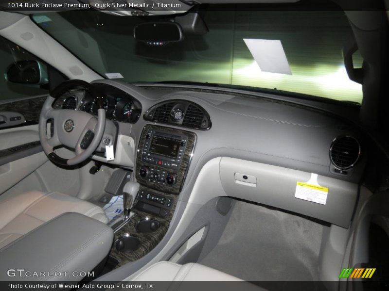 Quick Silver Metallic / Titanium 2014 Buick Enclave Premium